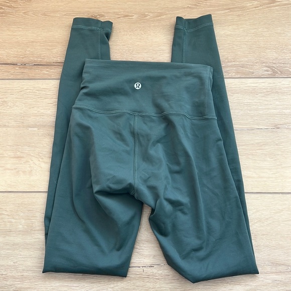 Lululemon Wunder Train green leggings - Picture 2 of 6